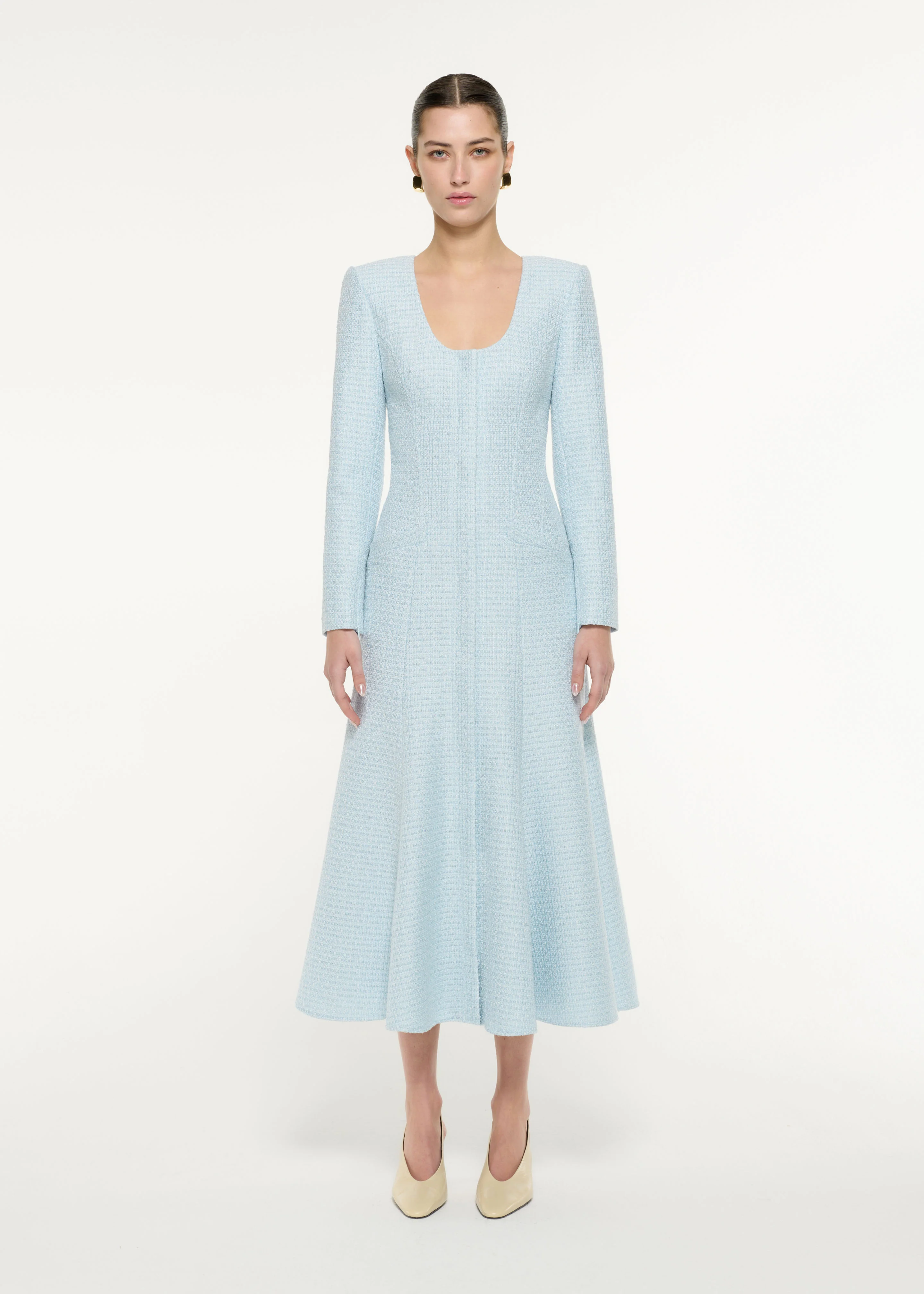 Boucle Midi Dress