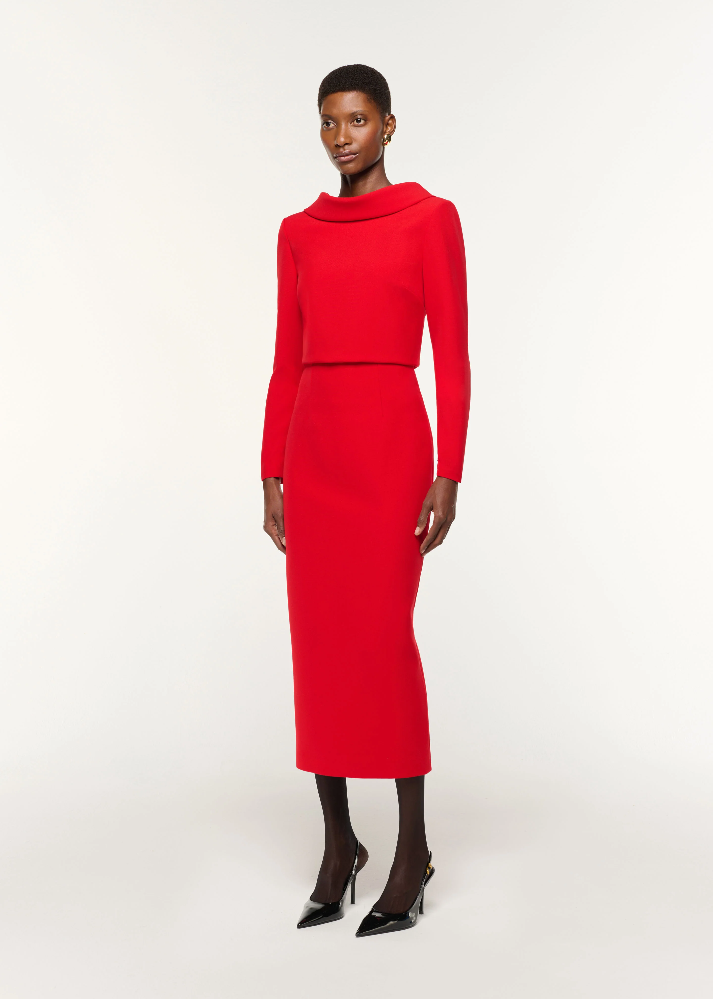 Collared Crepe Top - Image 2