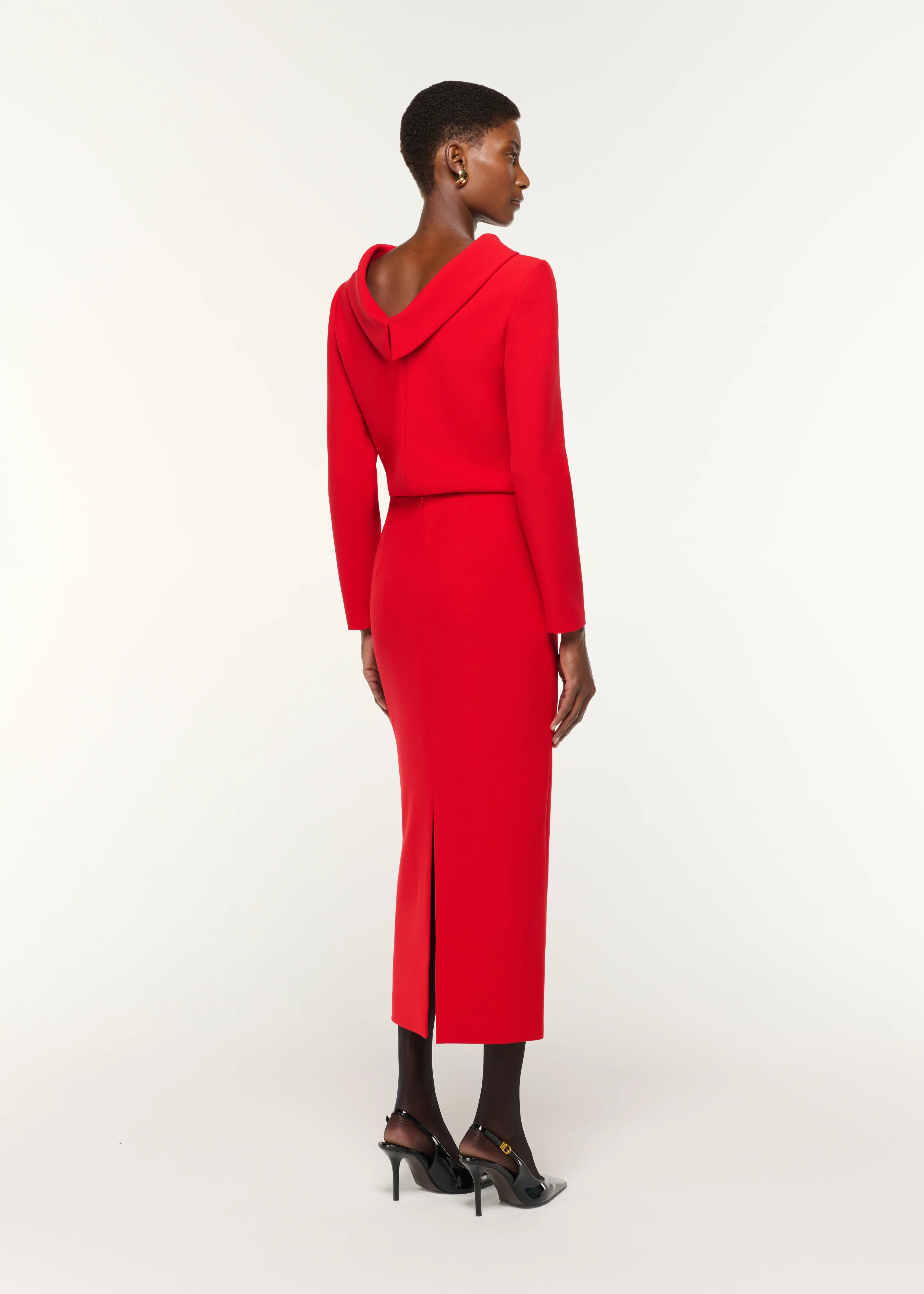 Collared Crepe Top - Image 3
