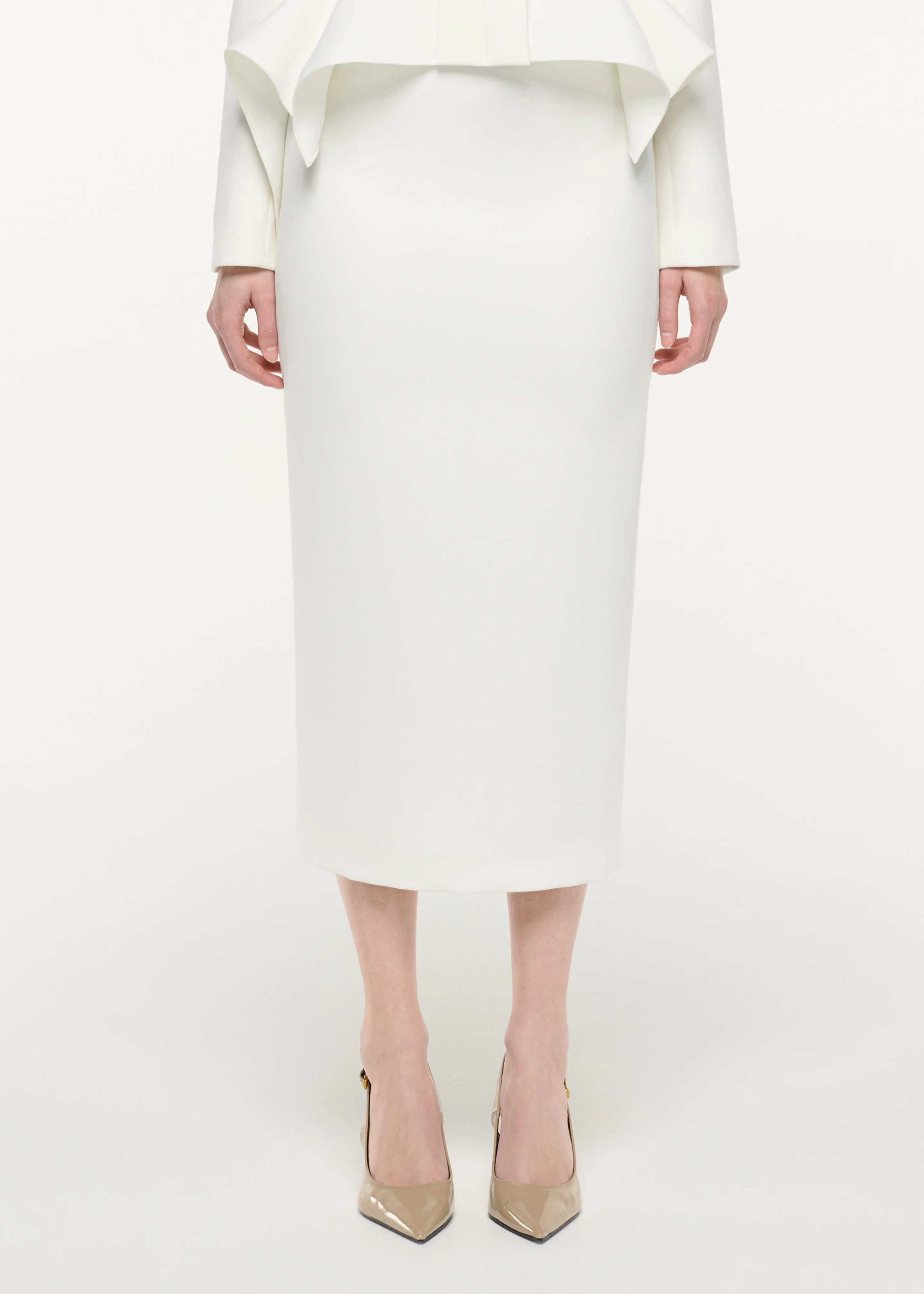 Crepe Midi Skirt - Image 4