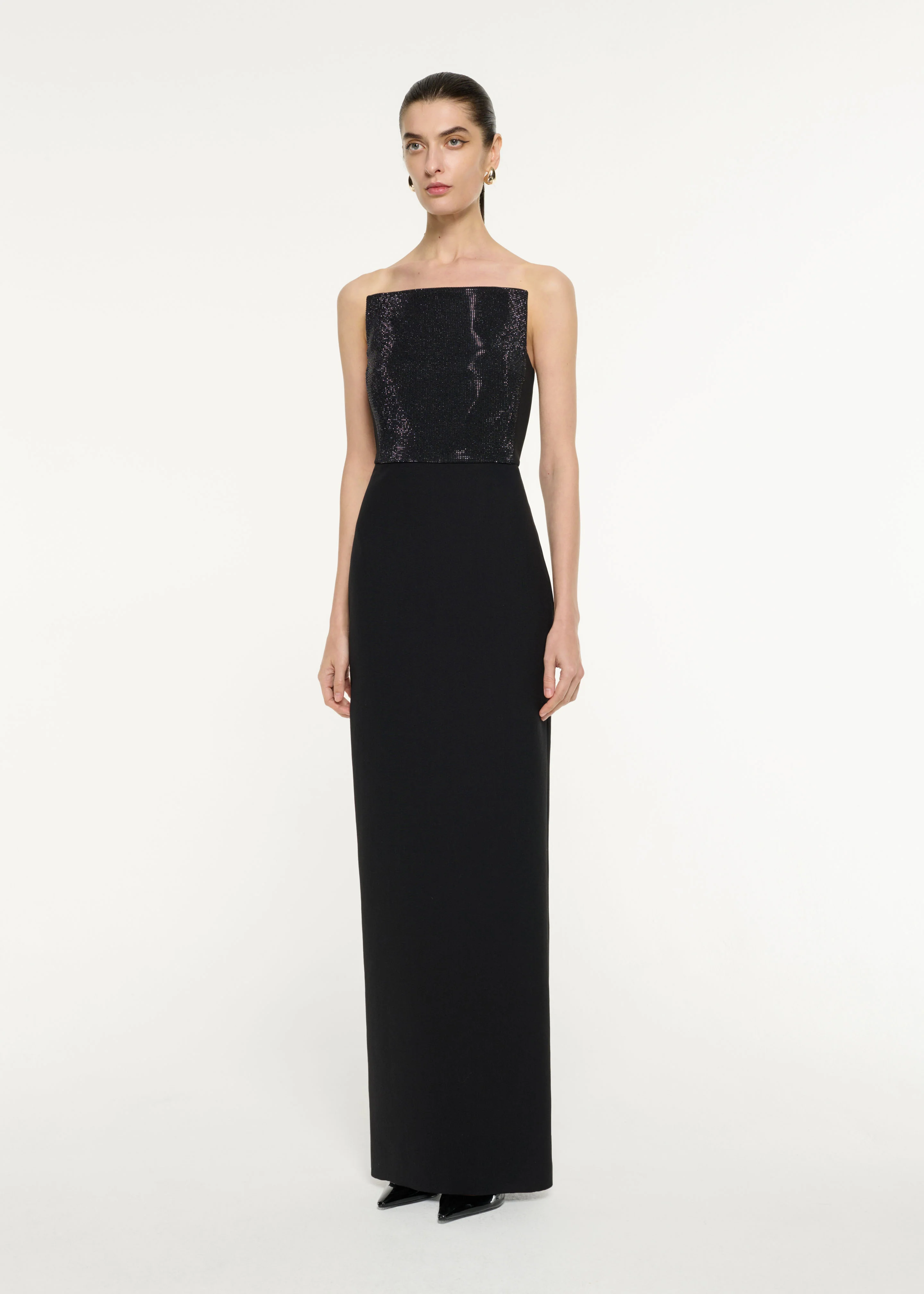 Diamante Panel Gown - Image 2