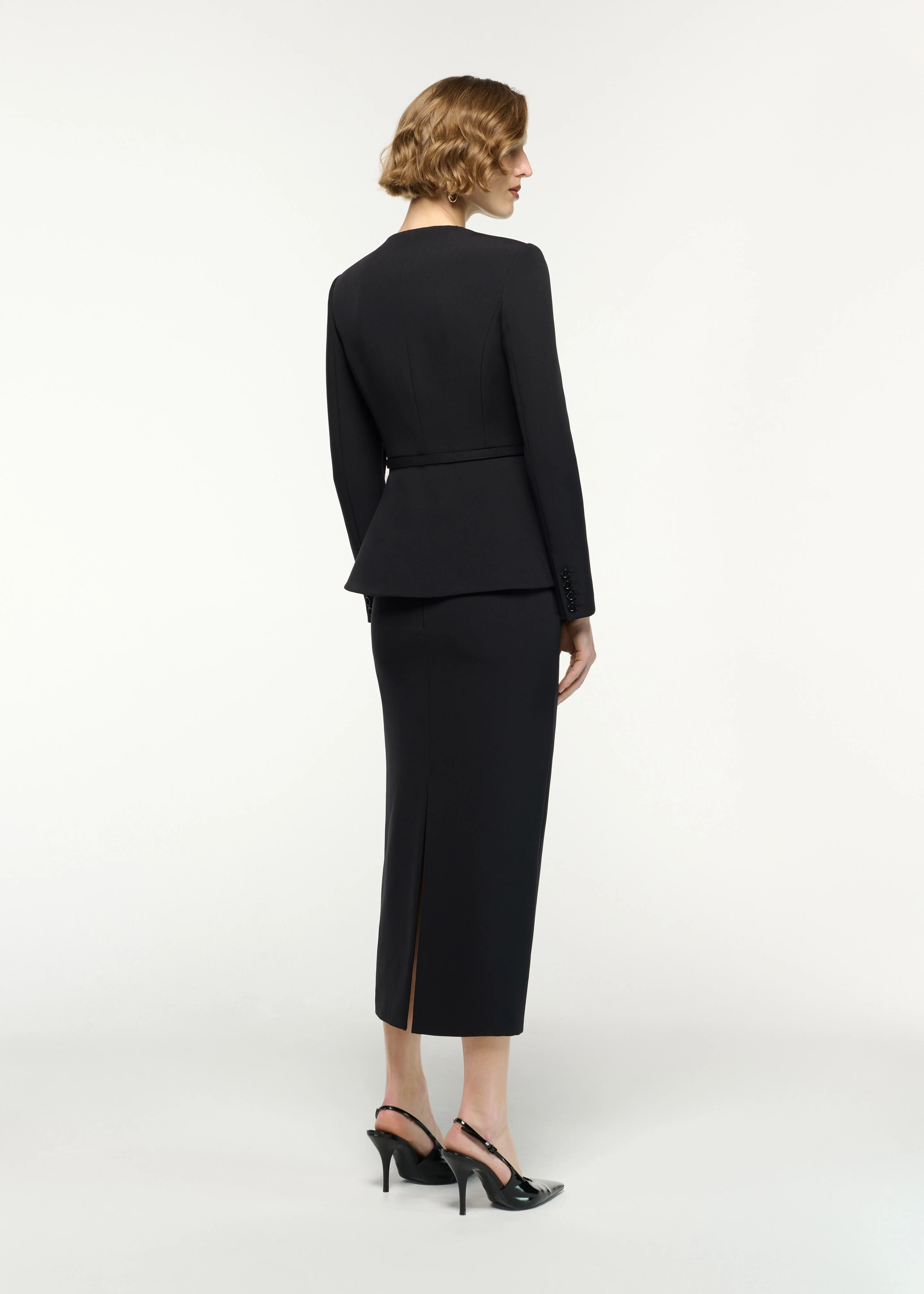 Flower Belted Jacket - Image 3