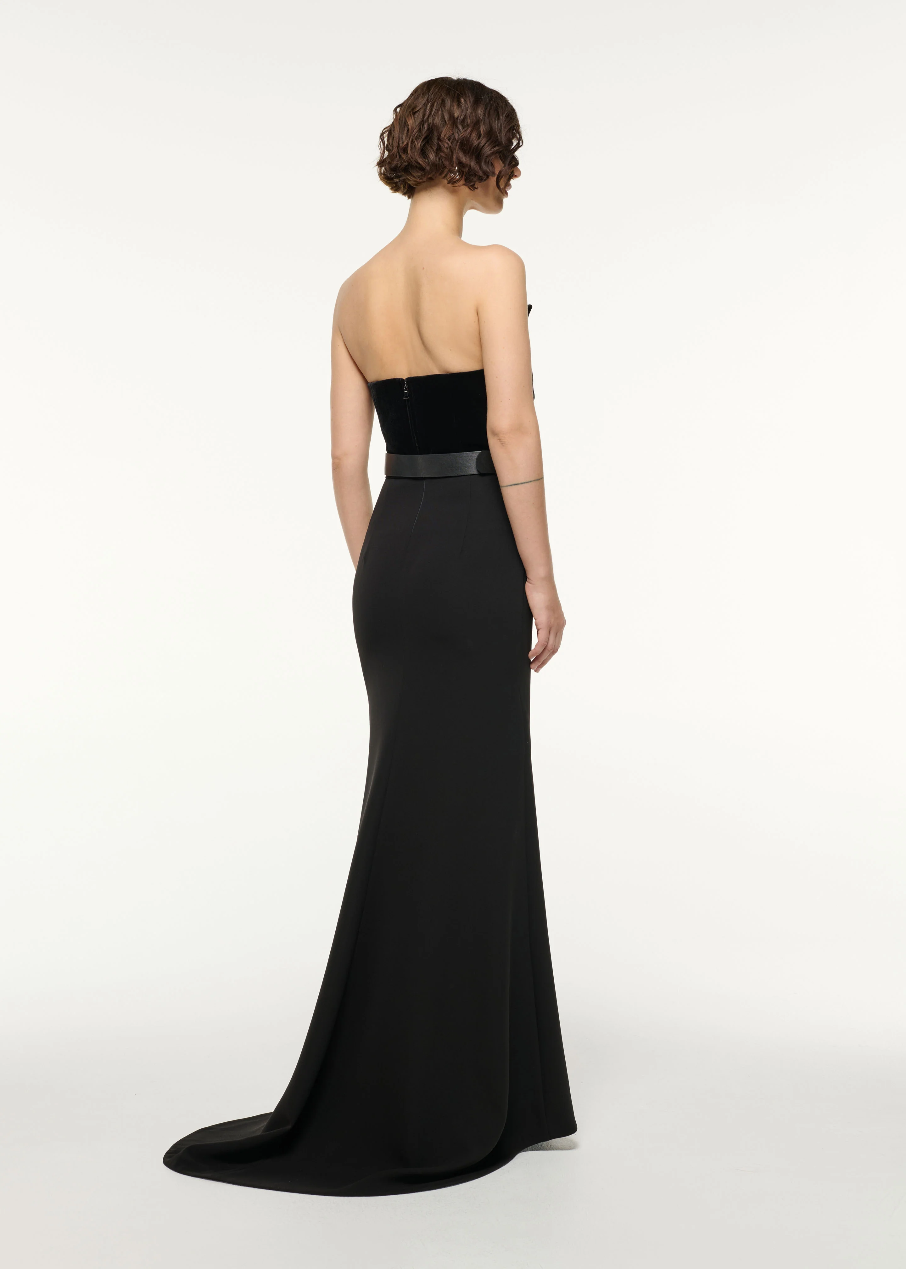 Heavy Cady Train Maxi Skirt - Image 3