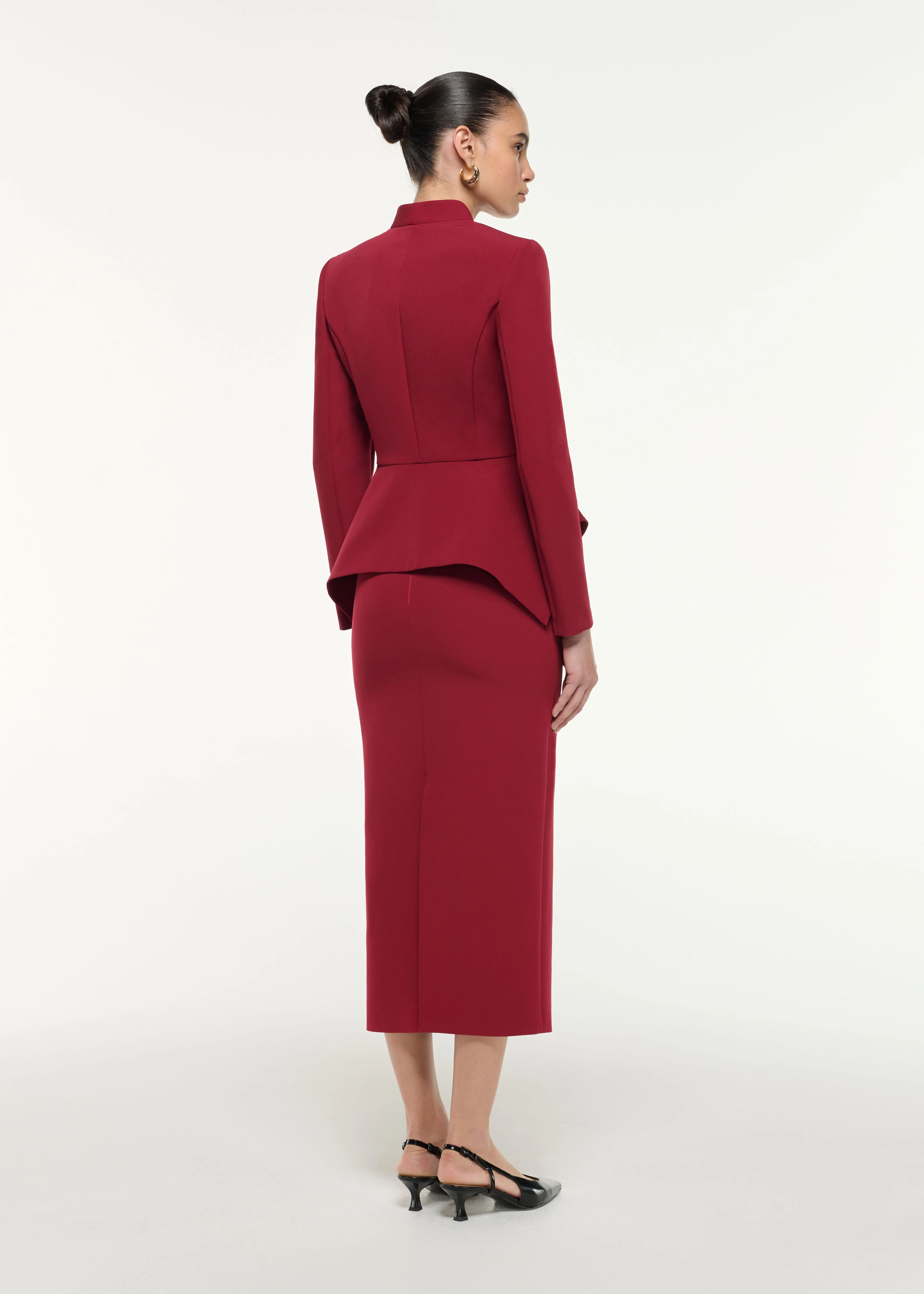 Light Crepe Midi Skirt - Image 3