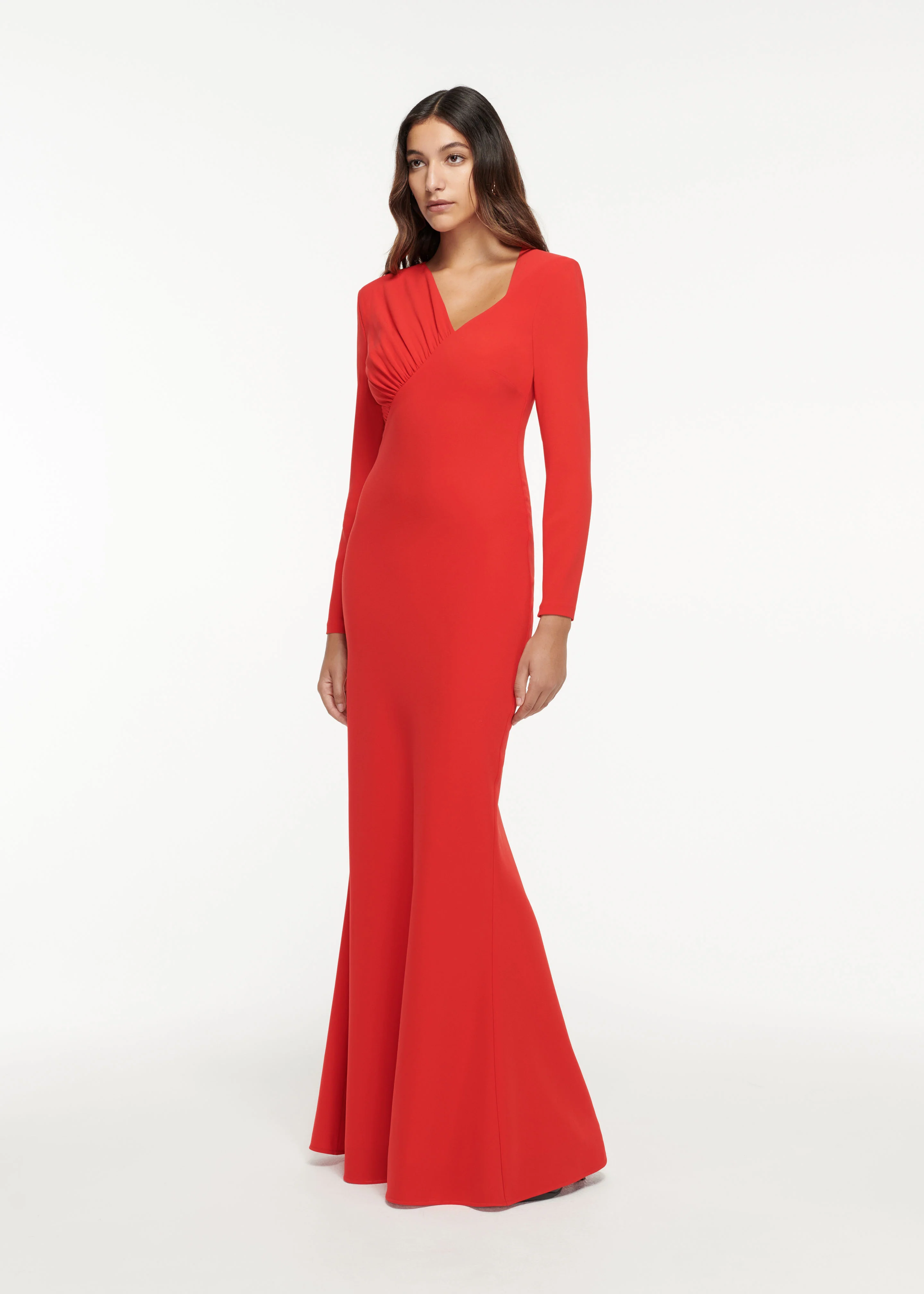 Long Sleeve Cady Gown - Image 2