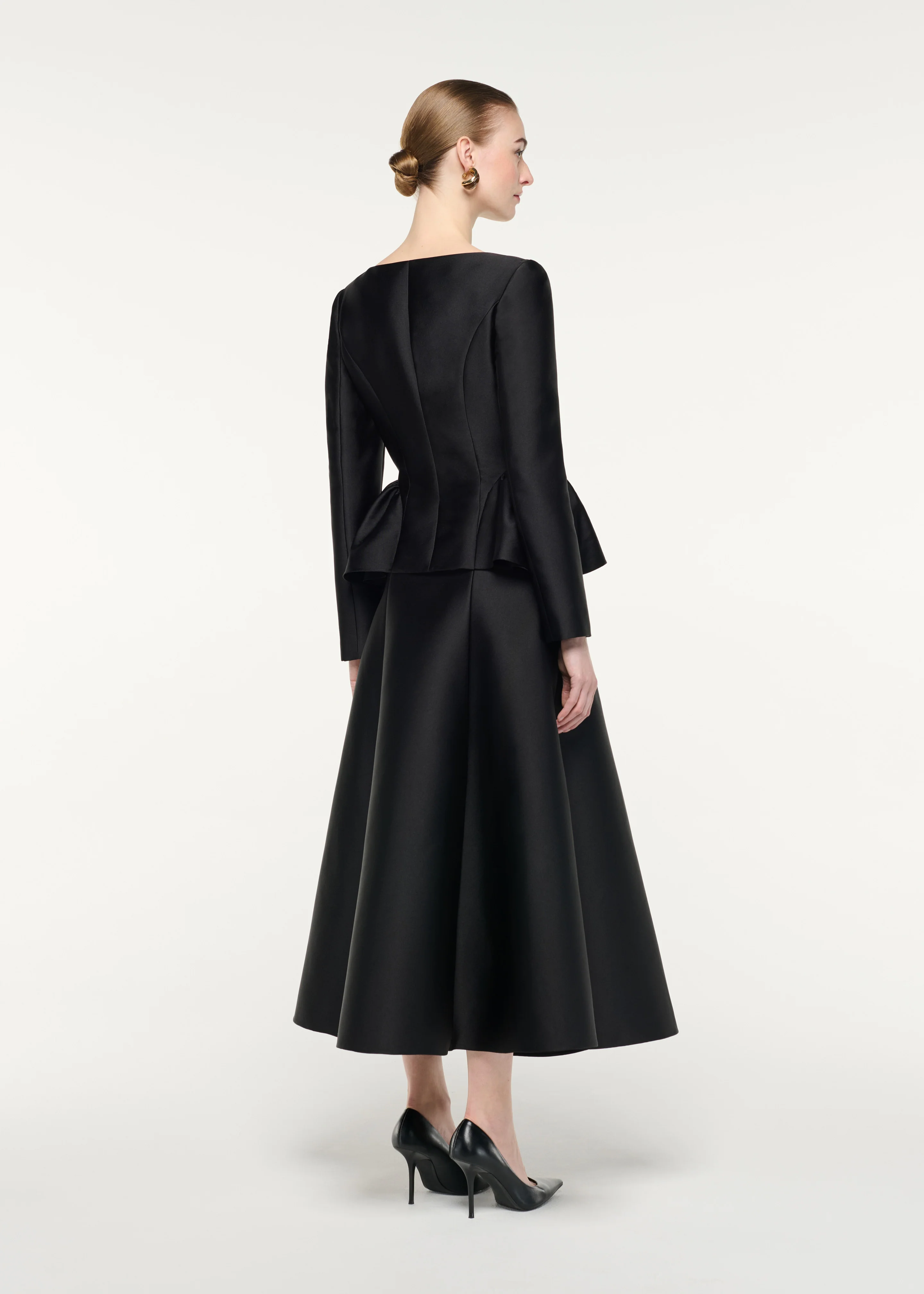Long Sleeve Peplum Detail Jacket - Image 3