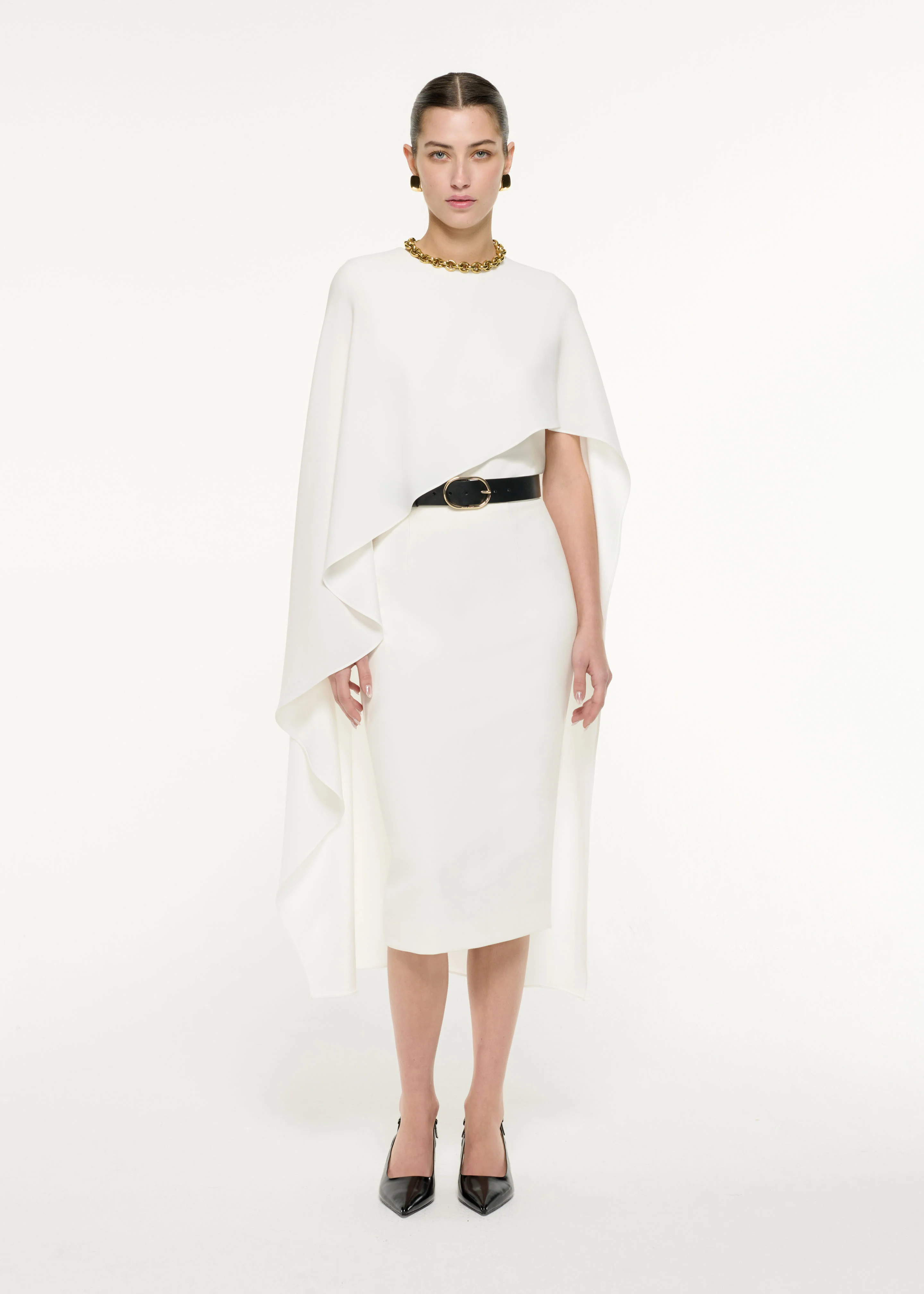 Pencil Midi Skirt