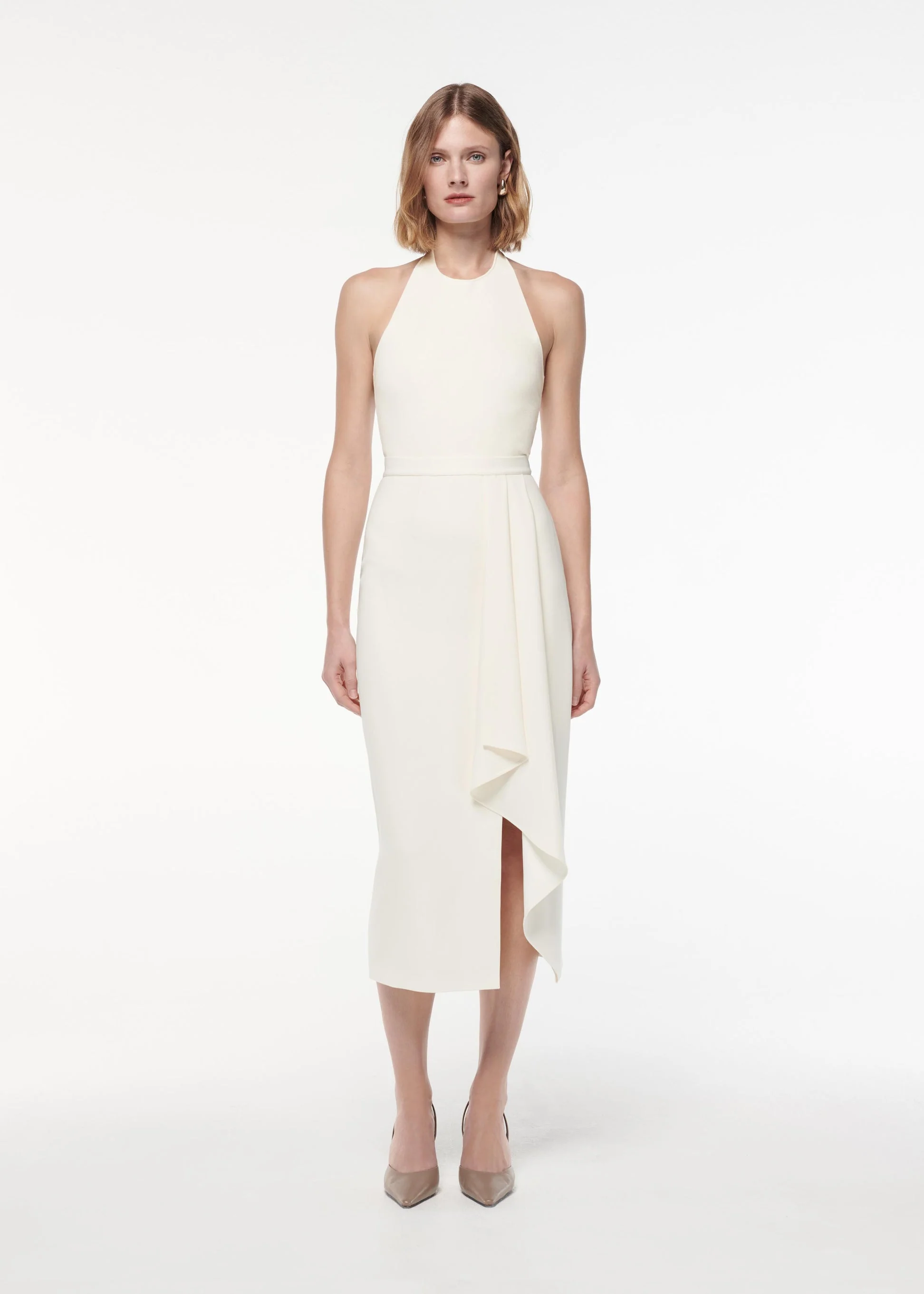 Ruffled Midi Skirt