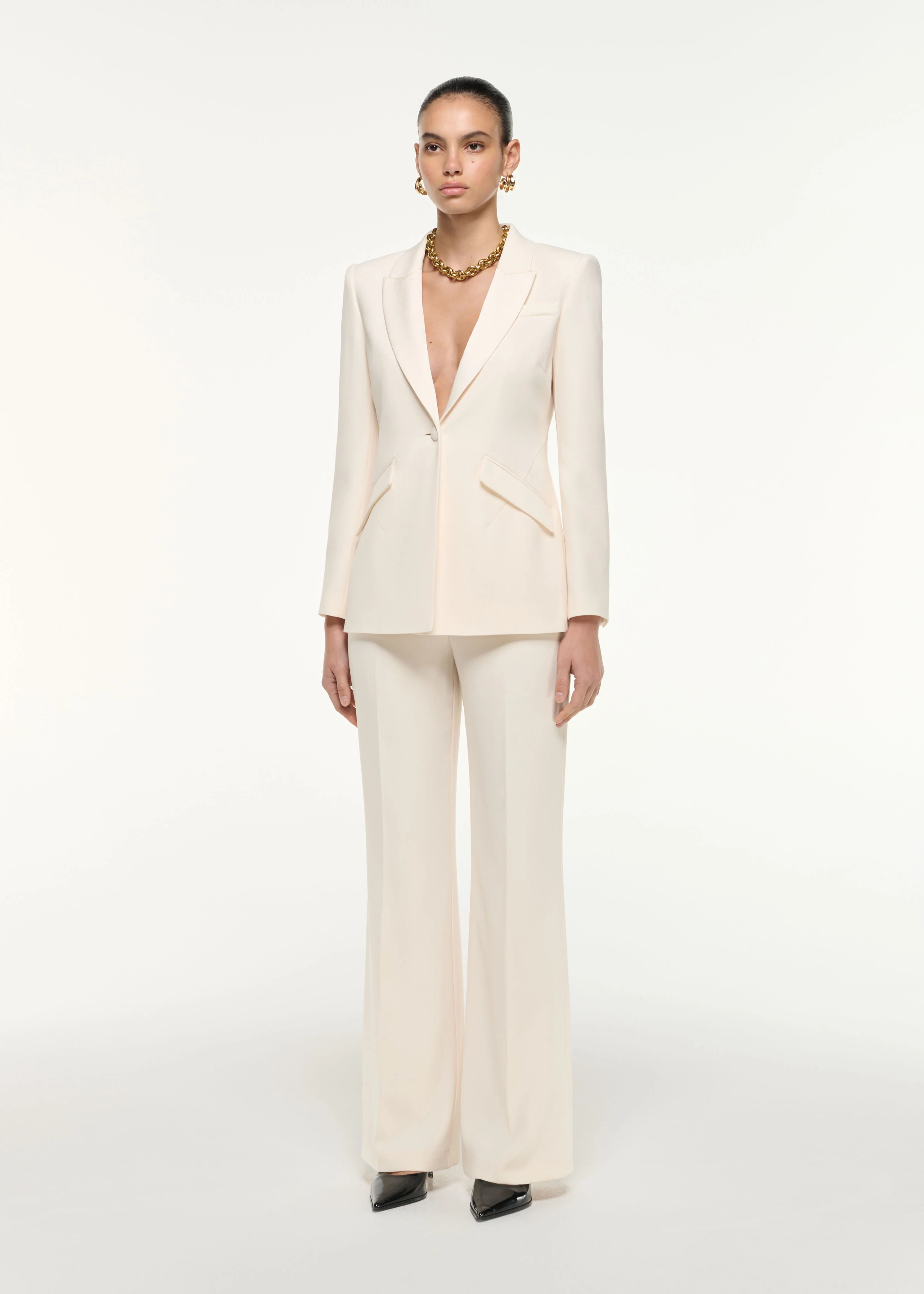 Satin Crepe Trouser - Image 2