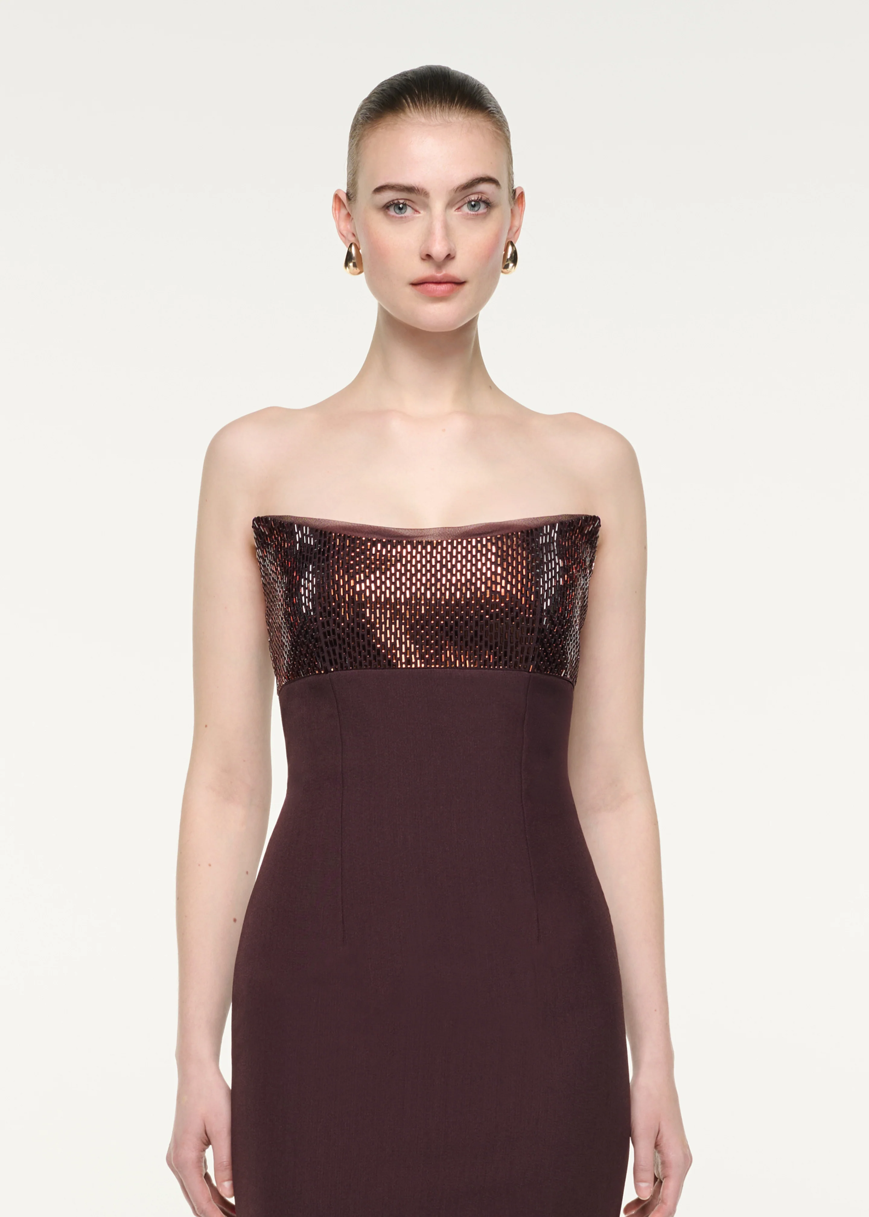 Strapless Diamate Panel Gown - Image 4