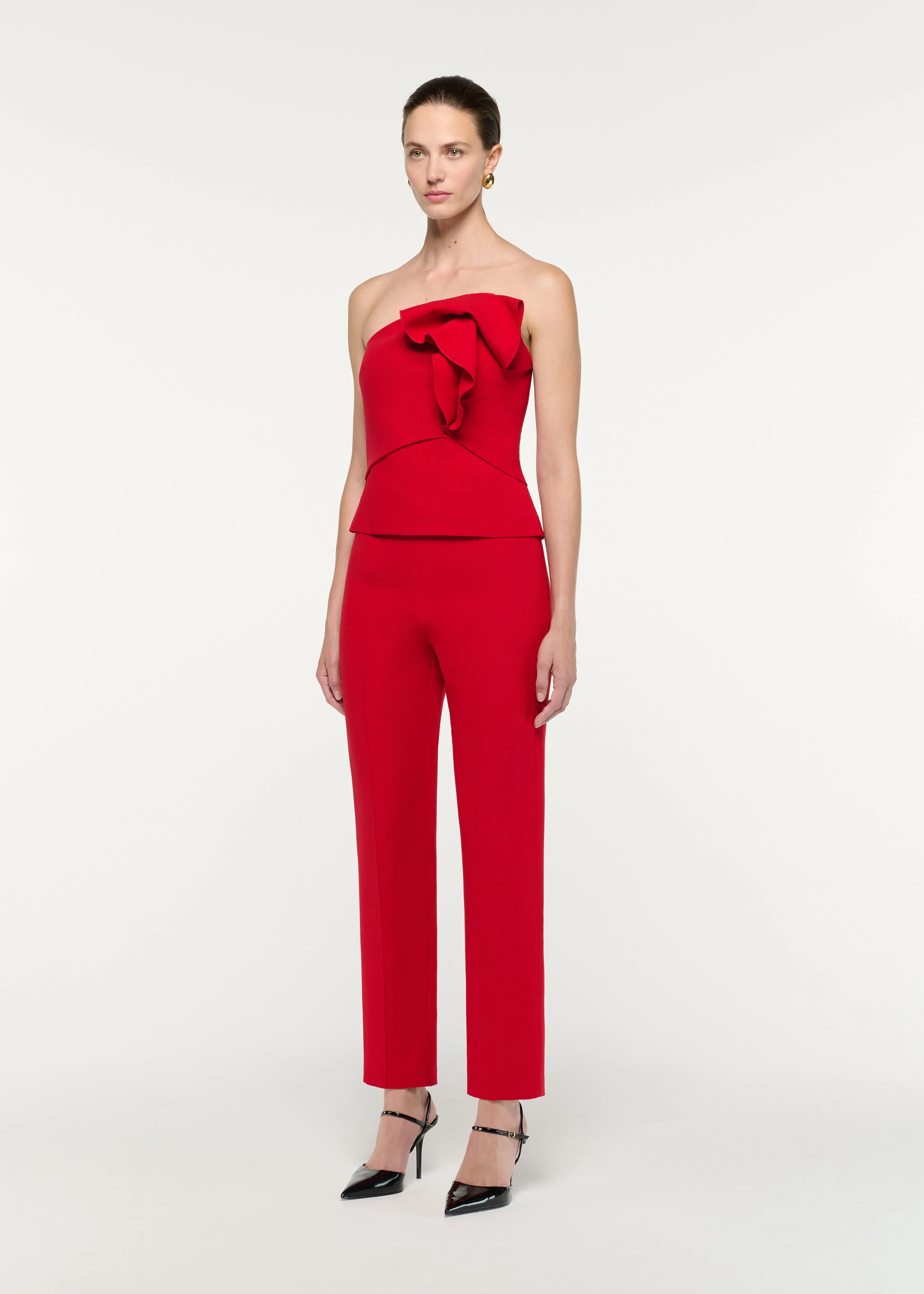 Strapless Wool Silk Top - Image 2