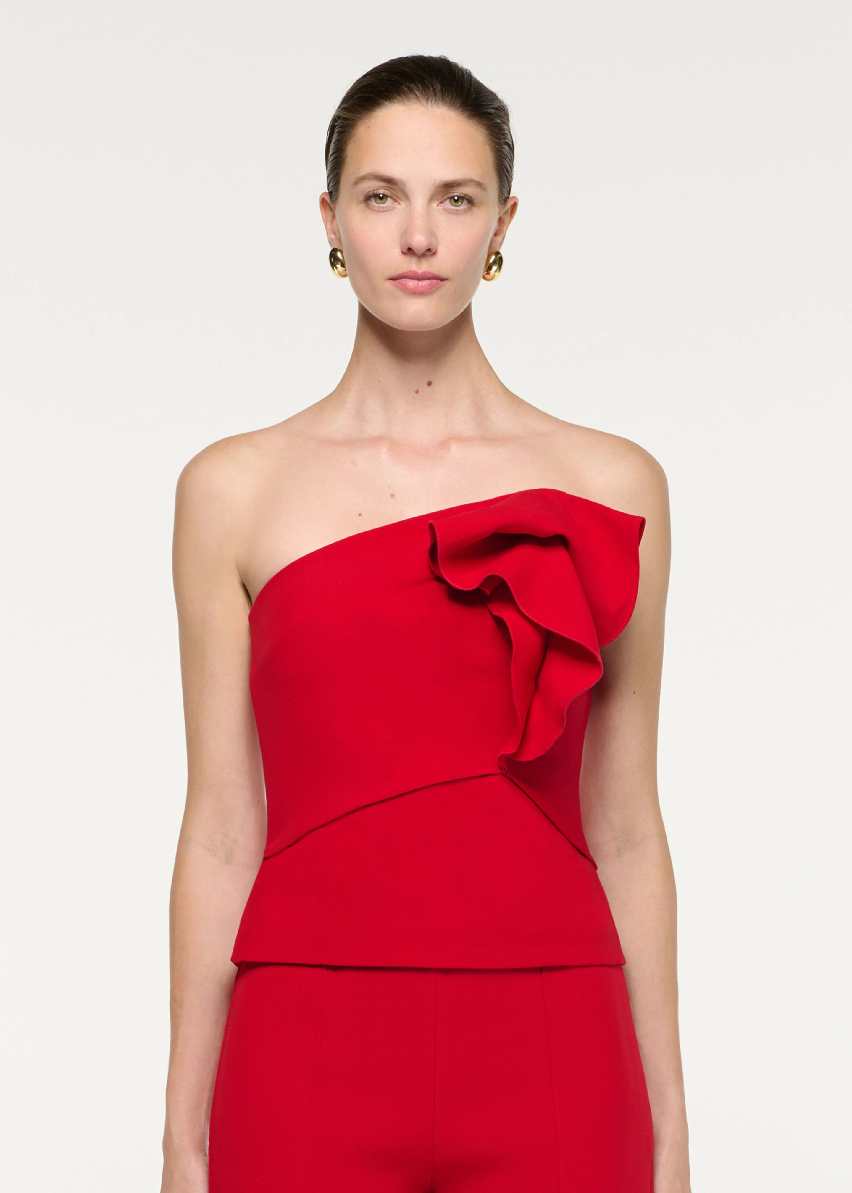 Strapless Wool Silk Top - Image 4