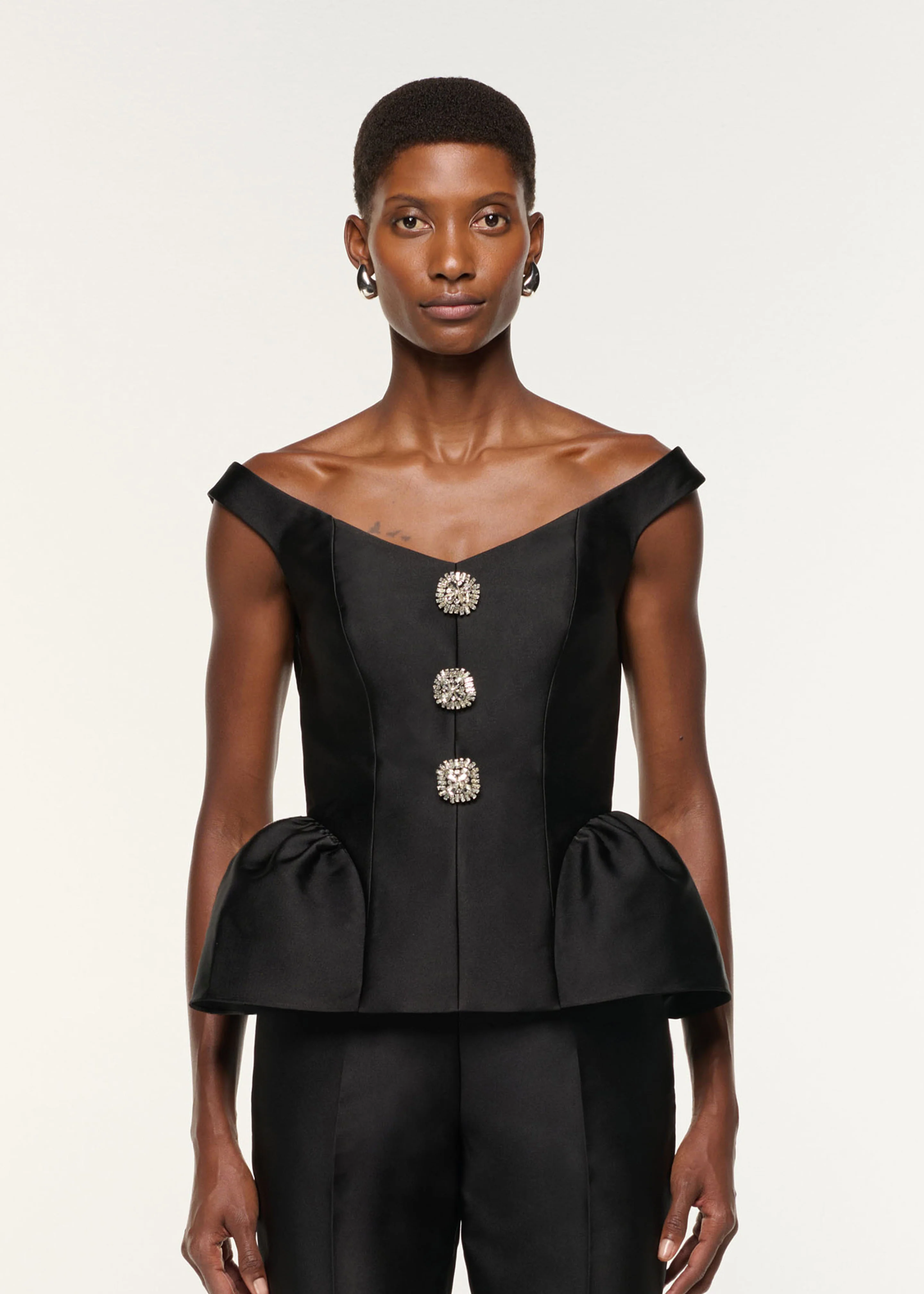 Taffeta Straight Leg Trouser - Image 4
