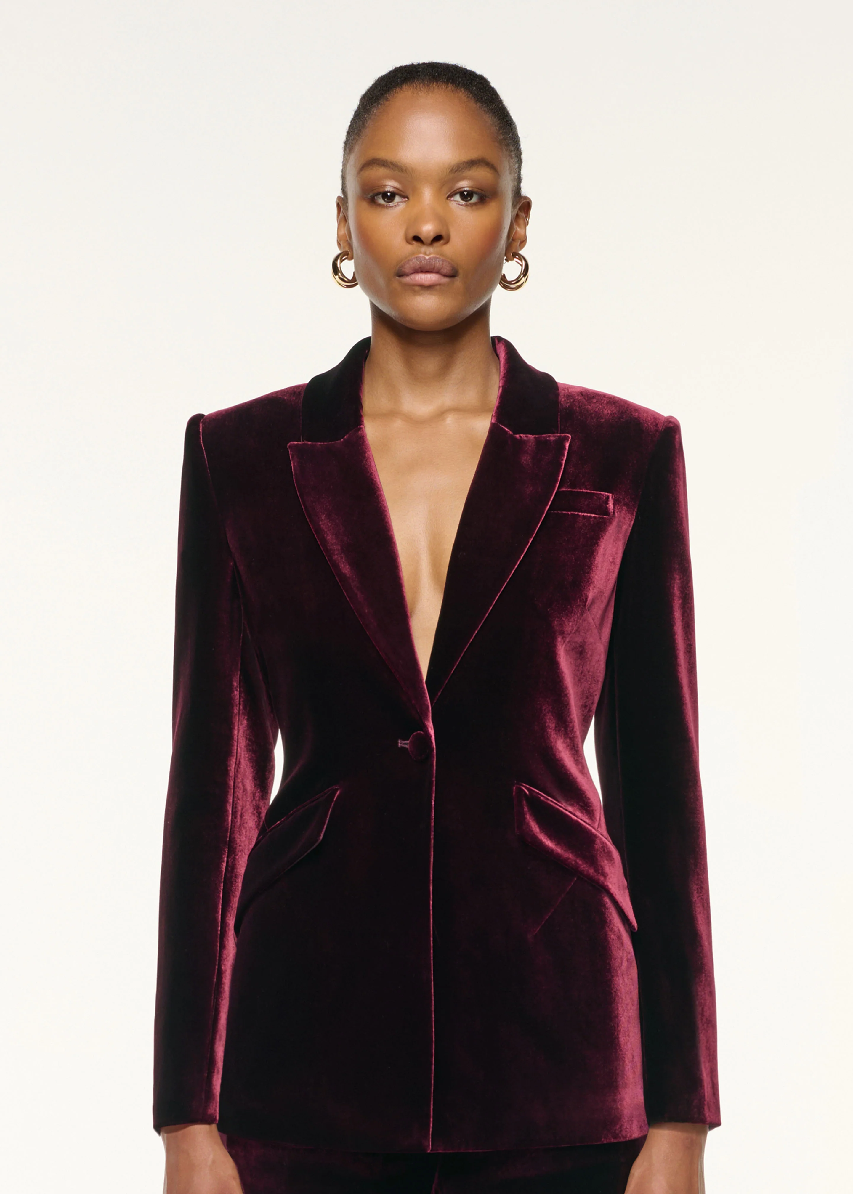 Tailored Velvet Jacket - Image 4