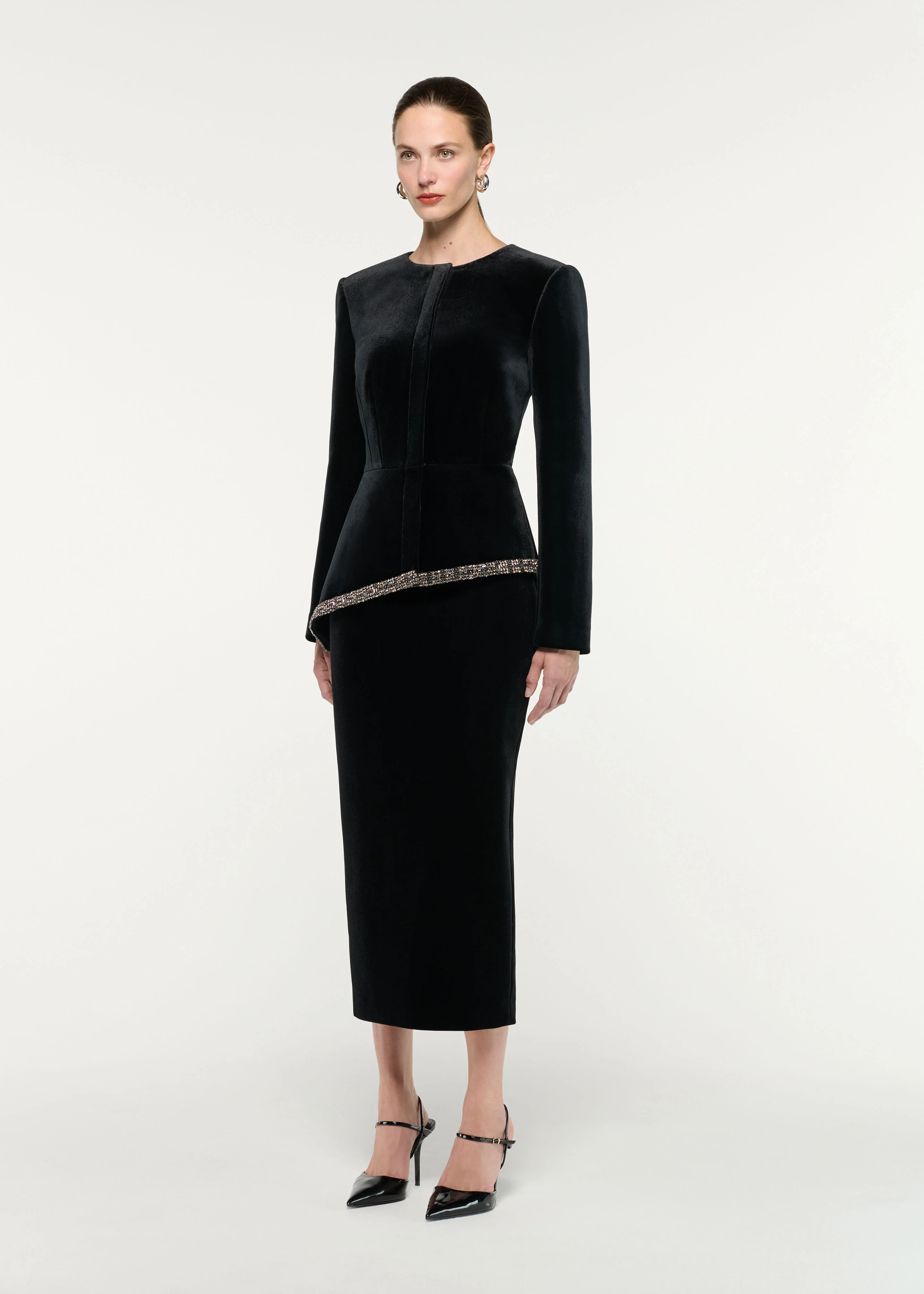 Velvet Midi Skirt - Image 2